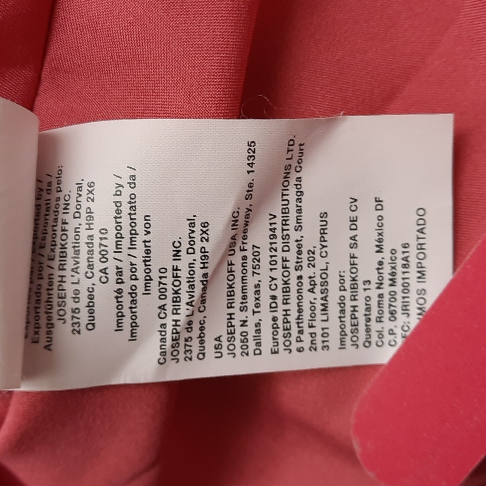 Joseph Ribkoff Pink Bubble Hem Sleeveless Dress - Picture 12 of 14